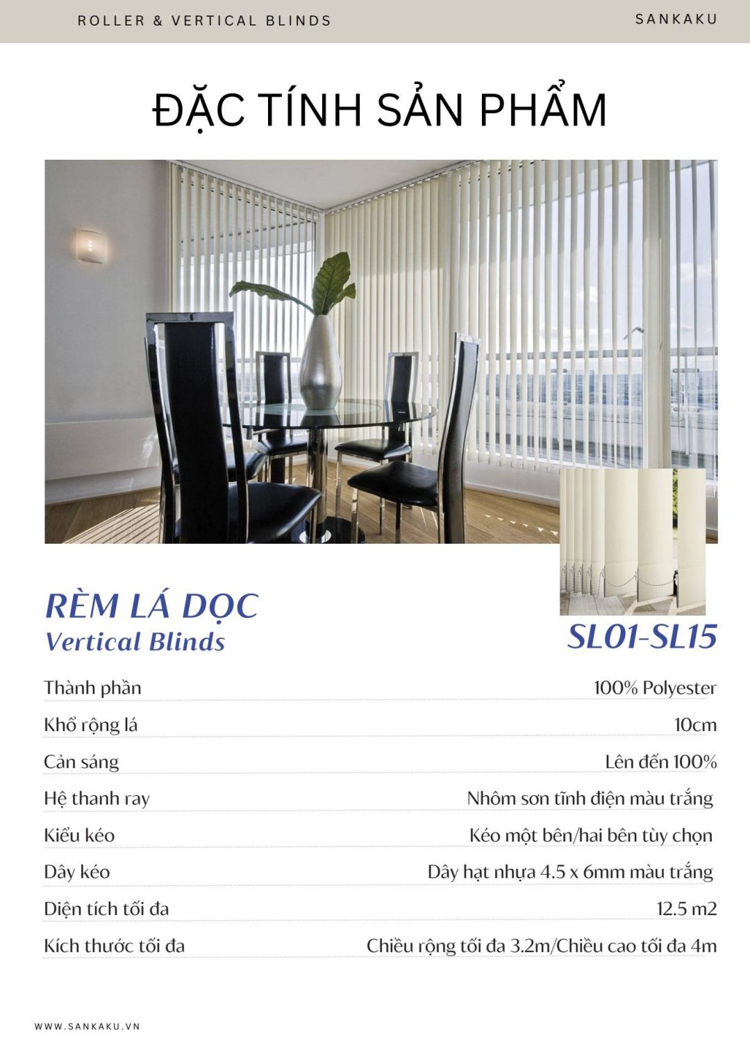 RÈM LÁ DỌC SKK - Hình ảnh 21
