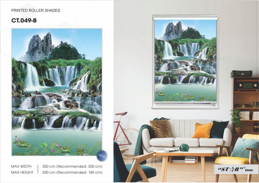 RÈM CUỐN SKK IN TRANH - Hình ảnh 5