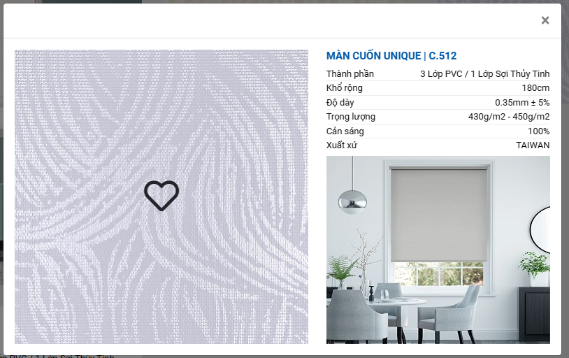 Rèm cuốn họa tiết Gò Vấp