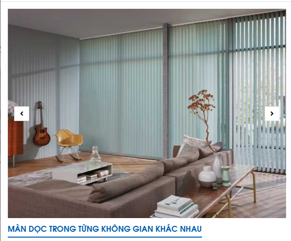 Rèm lá dọc văn phòng