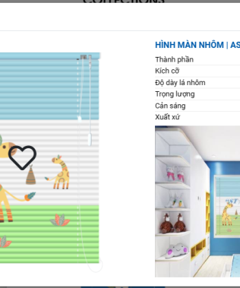 RÈM SÁO NHÔM IN TRANH SB 65 hinh 01 1