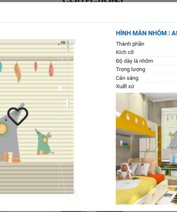 RÈM SÁO NHÔM IN TRANH SB 64 hinh 02 1