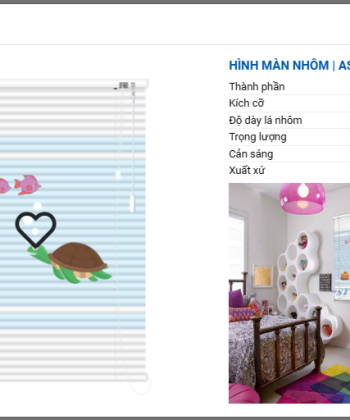 RÈM SÁO NHÔM IN TRANH SB 55 hinh 11 1