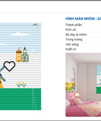 RÈM SÁO NHÔM IN TRANH SB 54 hinh 12 1