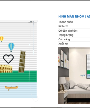 RÈM SÁO NHÔM IN TRANH SB 53 hinh 13 1