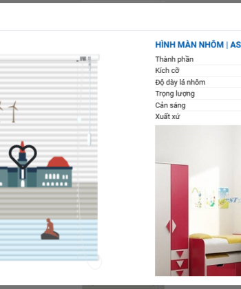 RÈM SÁO NHÔM IN TRANH SB 52 hinh 14 1