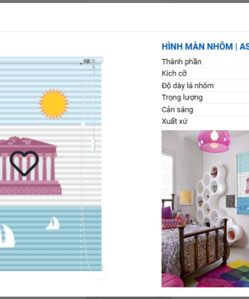 RÈM SÁO NHÔM IN TRANH SB 51 hinh 15 1