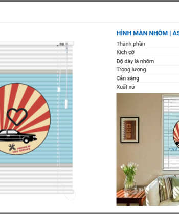 RÈM SÁO NHÔM IN TRANH SB 39 hinh 27 1