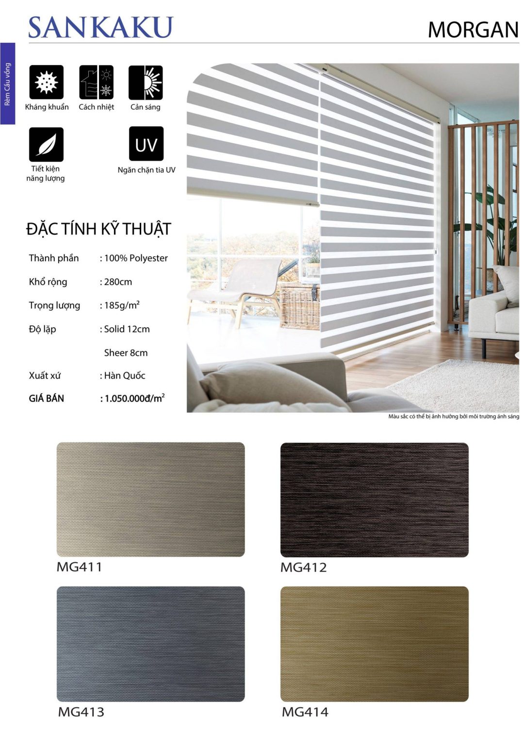 CẦU VỒNG SKK Morgan cản sáng