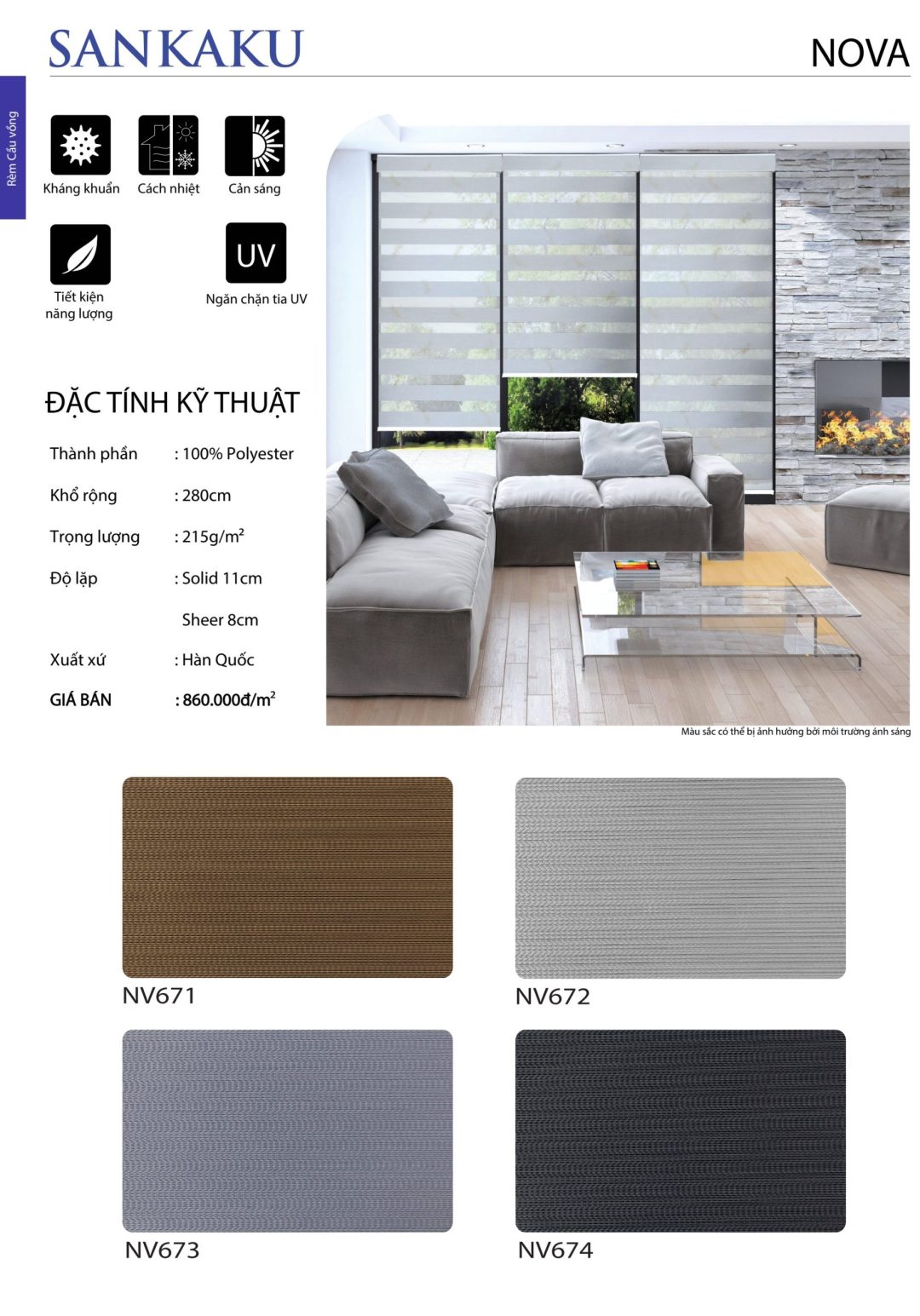 CẦU VỒNG SKK Nova cản sáng