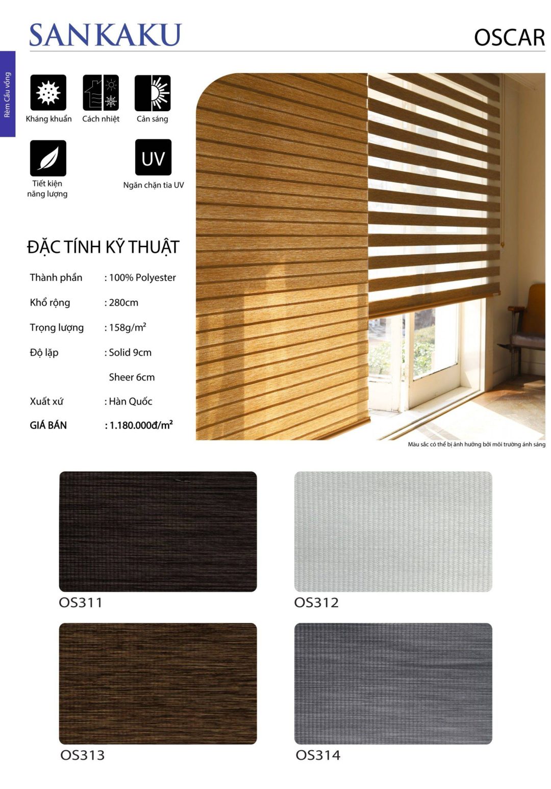 CẦU VỒNG SKK Oscar cản sáng