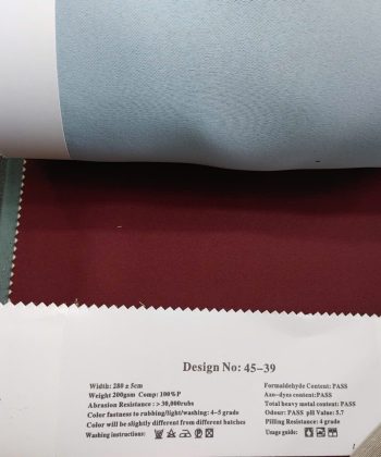 Vải rèm màu đỏ