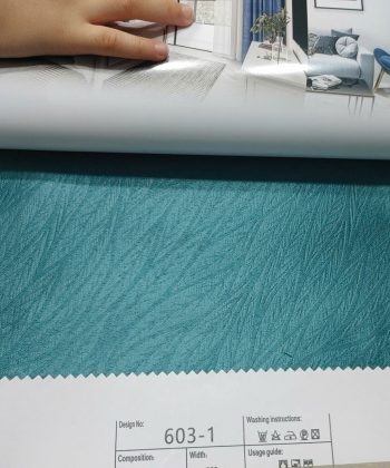 Vải Fashion coxy almospheric H&H Xanh 16 vai rem mau xanh o go vap 7