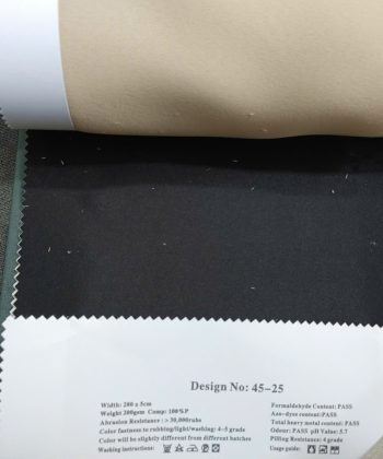 Vải rèm màu đen