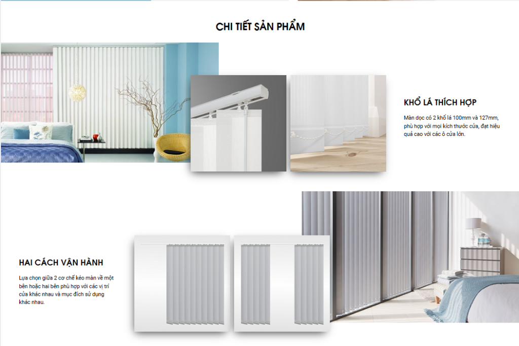 Rèm lá dọc SKK 54 RÈM LÁ DỌC SKK