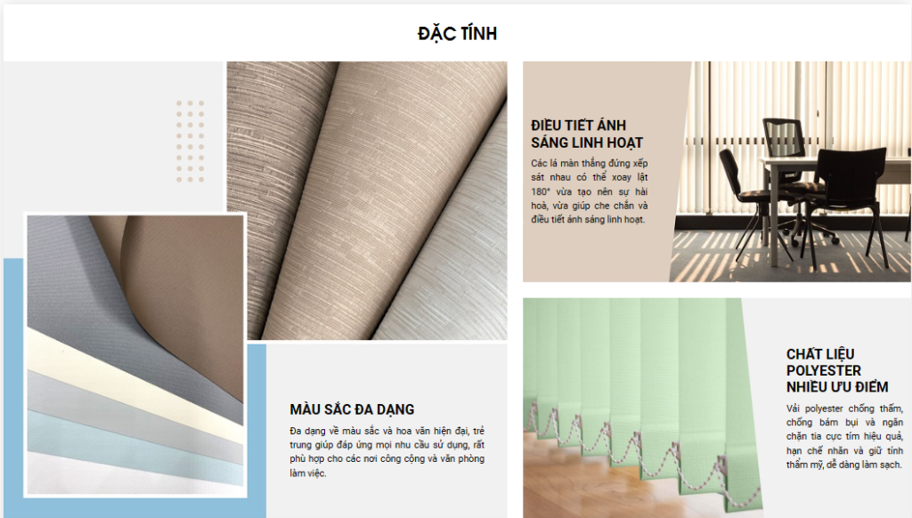 Rèm Lá Dọc ở Gò Vấp