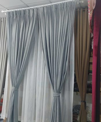 Rèm Vải Xám Họa Tiết VPG 31-27. 36 rem cua 17