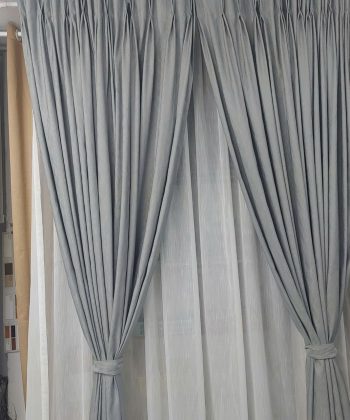 Rèm Vải Xám Họa Tiết VPG 31-27. 35 rem cua 18