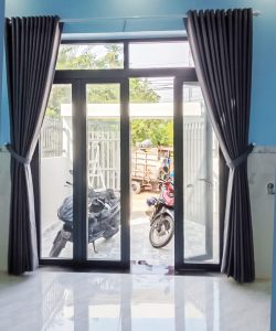 Rèm cửa Quận 12 241009, Rèm cuốn trơn 12 rem nha pho
