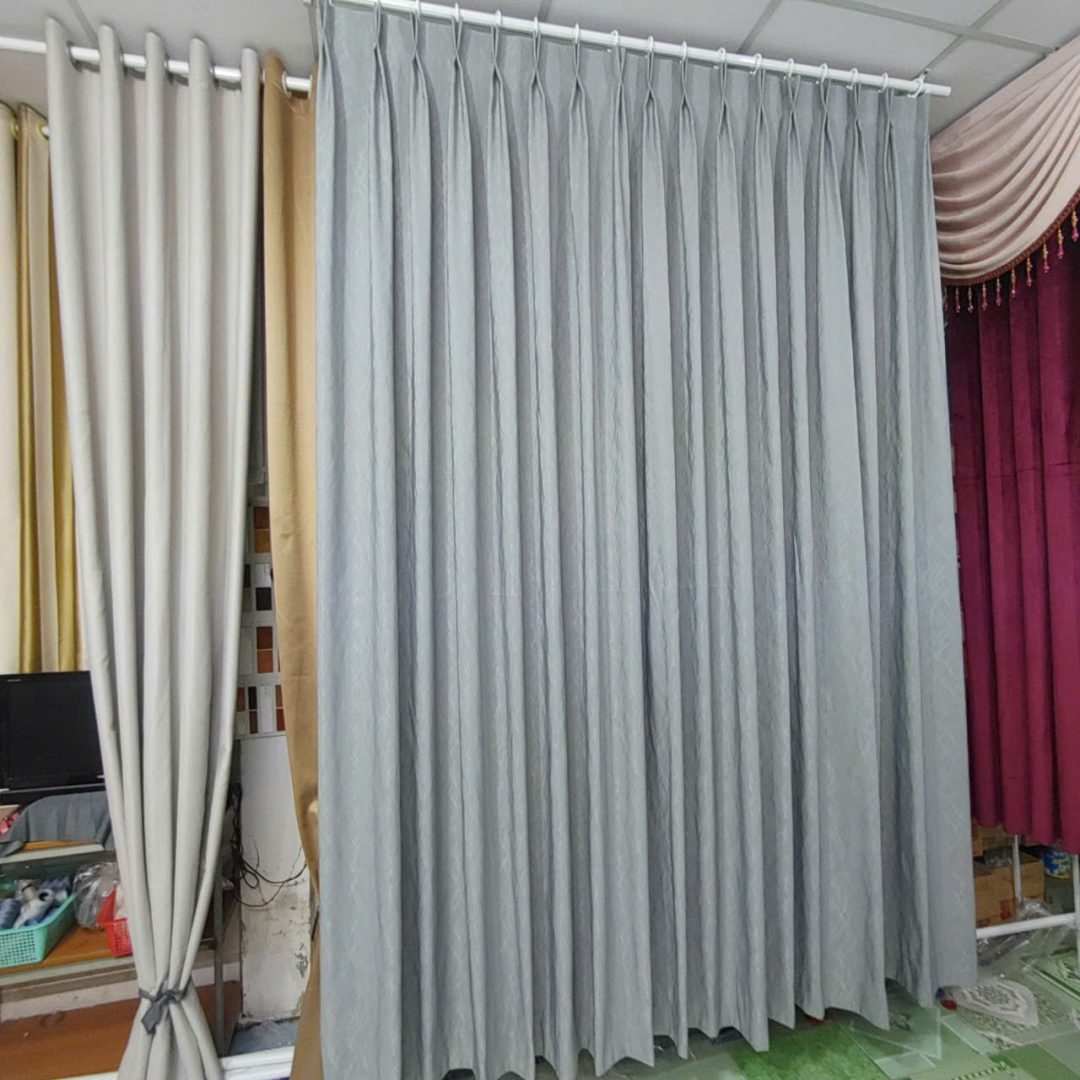 Rèm Vải Xám Họa Tiết VPG 31-27. - Hình ảnh 6