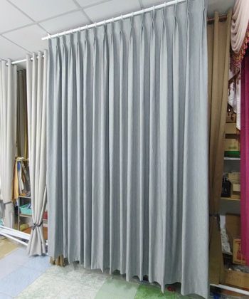 Rèm Vải Xám Họa Tiết VPG 31-27. 28 rem cua 8