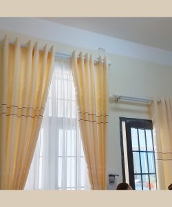 Rèm vải nhẹ nhàng hoa văn_ct