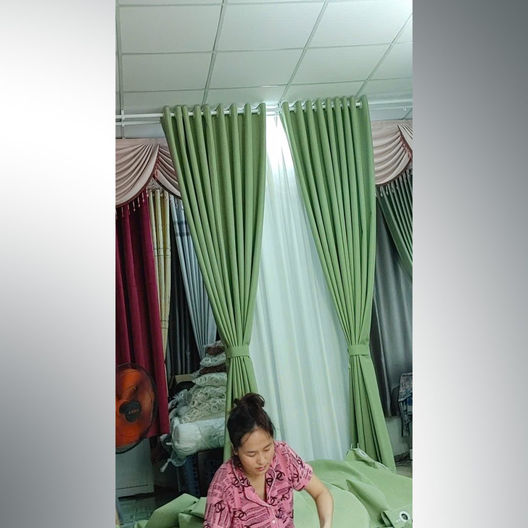 Rèm vải bố chống nắng tuyệt đối 241214. - Hình ảnh 2