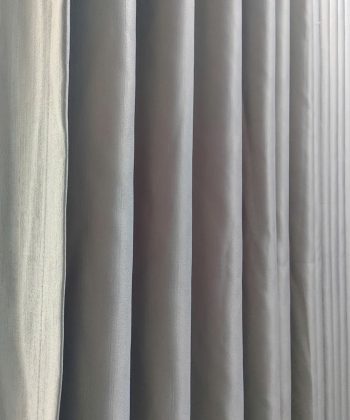 Rèm vải họa tiết nổi 241214 xanh và xám 47 rem cua go vap 15 1