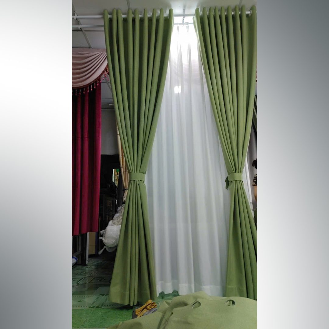 Rèm vải bố chống nắng tuyệt đối 241214. - Hình ảnh 9