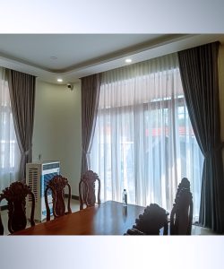 RÈM CỬA 2 LỚP 241203 1 CAO CẤP CHO NHÀ PHỐ