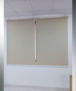 Rèm cuốn trơn 241202 cho nhà phố.