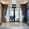Rèm cửa đường Lê Đức Thọ Quận Gò Vấp | Cửa hàng may rèm cửa Lê Đức Thọ Quận Gò Vấp Tp HCM 1 Rem cua 2 lop am tran phong khach lon cua 4 canh