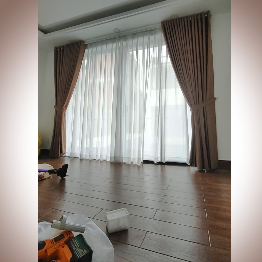 May Rèm Cửa Gần Chợ Hạnh Thông Tây Quang Trung | Rèm Thiên Kim 999+ Model 1 rem cua 2 lop cho phong ngu 2