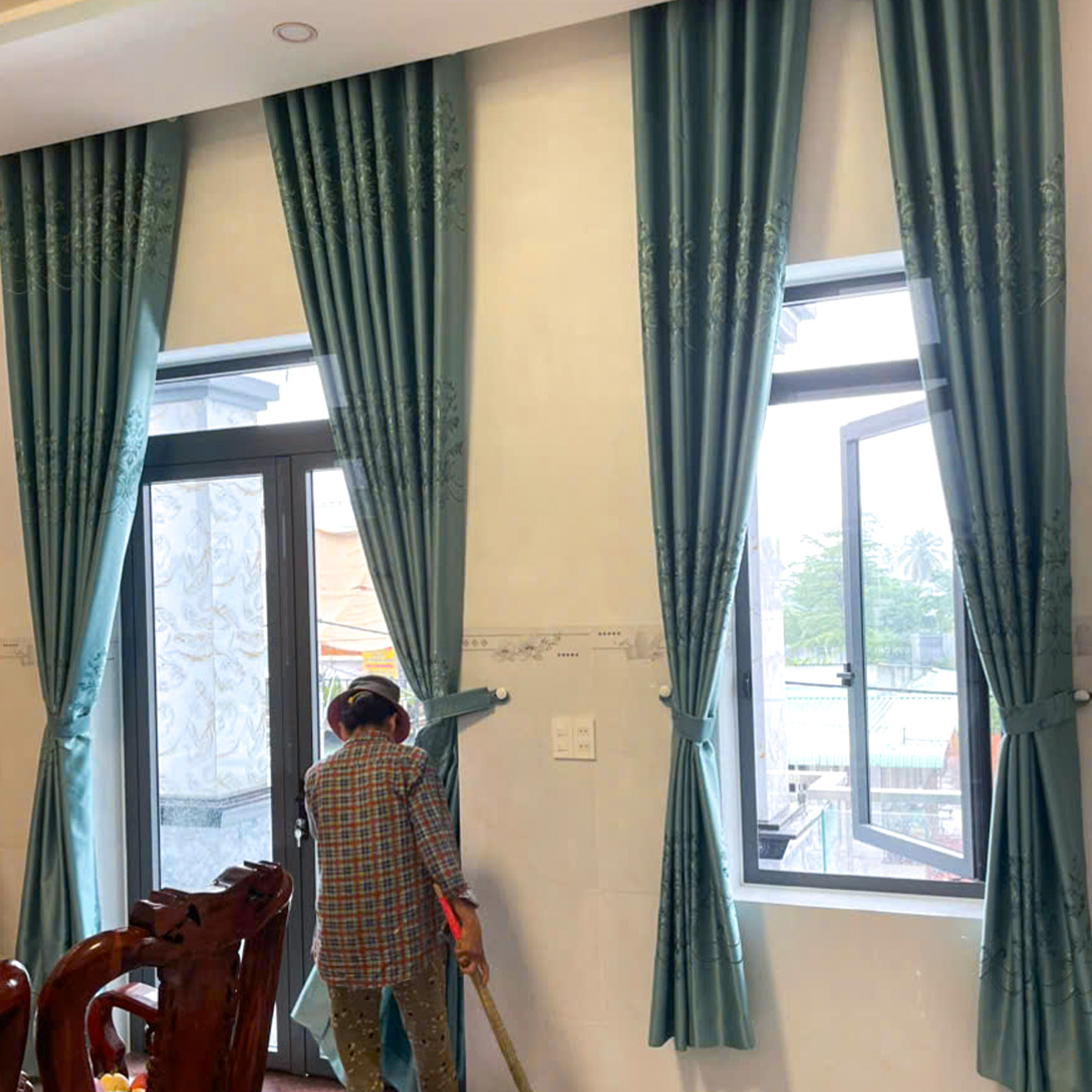 Rèm Cửa Tại Phước Thái 251119 Long Thành - Thi Công Rèm Gấm Thêu | Cản Sáng 98% 6 Rèm Cửa Tại Phước Thái 251119 Long Thành - Thi Công Rèm Gấm Thêu | Cản Sáng 98% - Ảnh 4