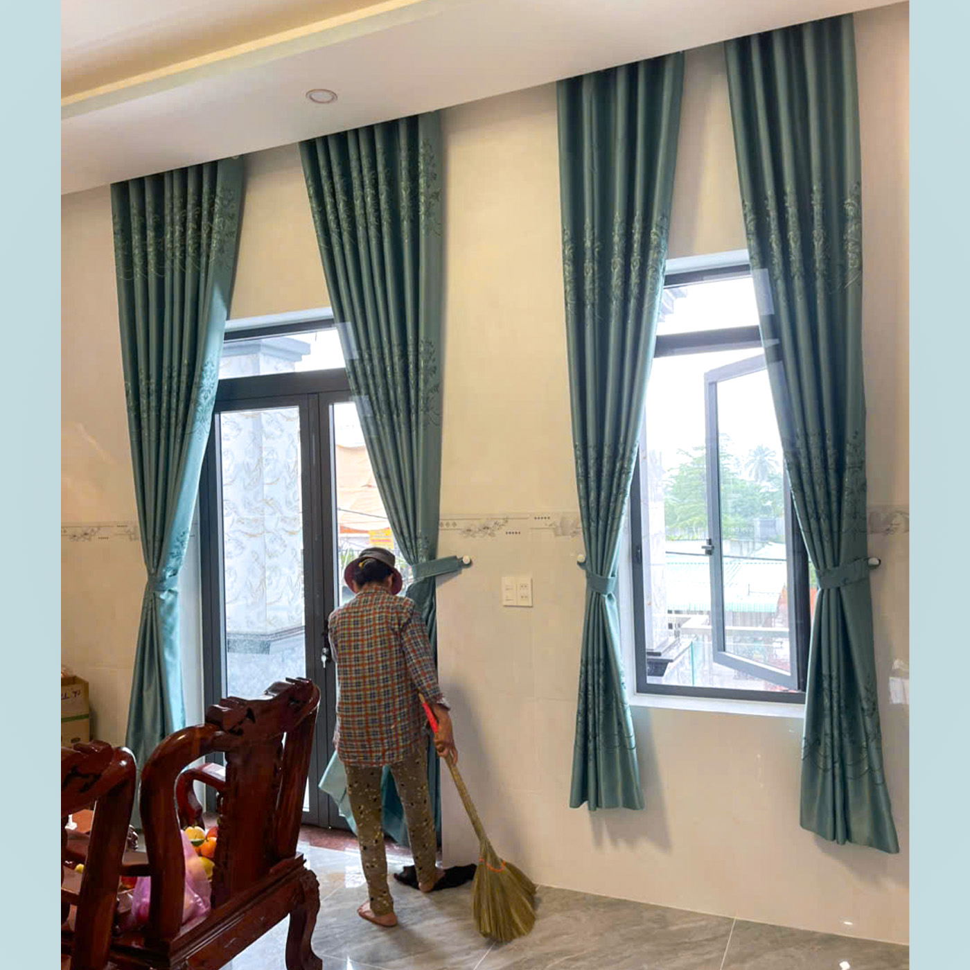 Rèm Cửa Tại Phước Thái 251119 Long Thành - Thi Công Rèm Gấm Thêu | Cản Sáng 98% 5 Rèm Cửa Tại Phước Thái 251119 Long Thành - Thi Công Rèm Gấm Thêu | Cản Sáng 98% - Ảnh 3