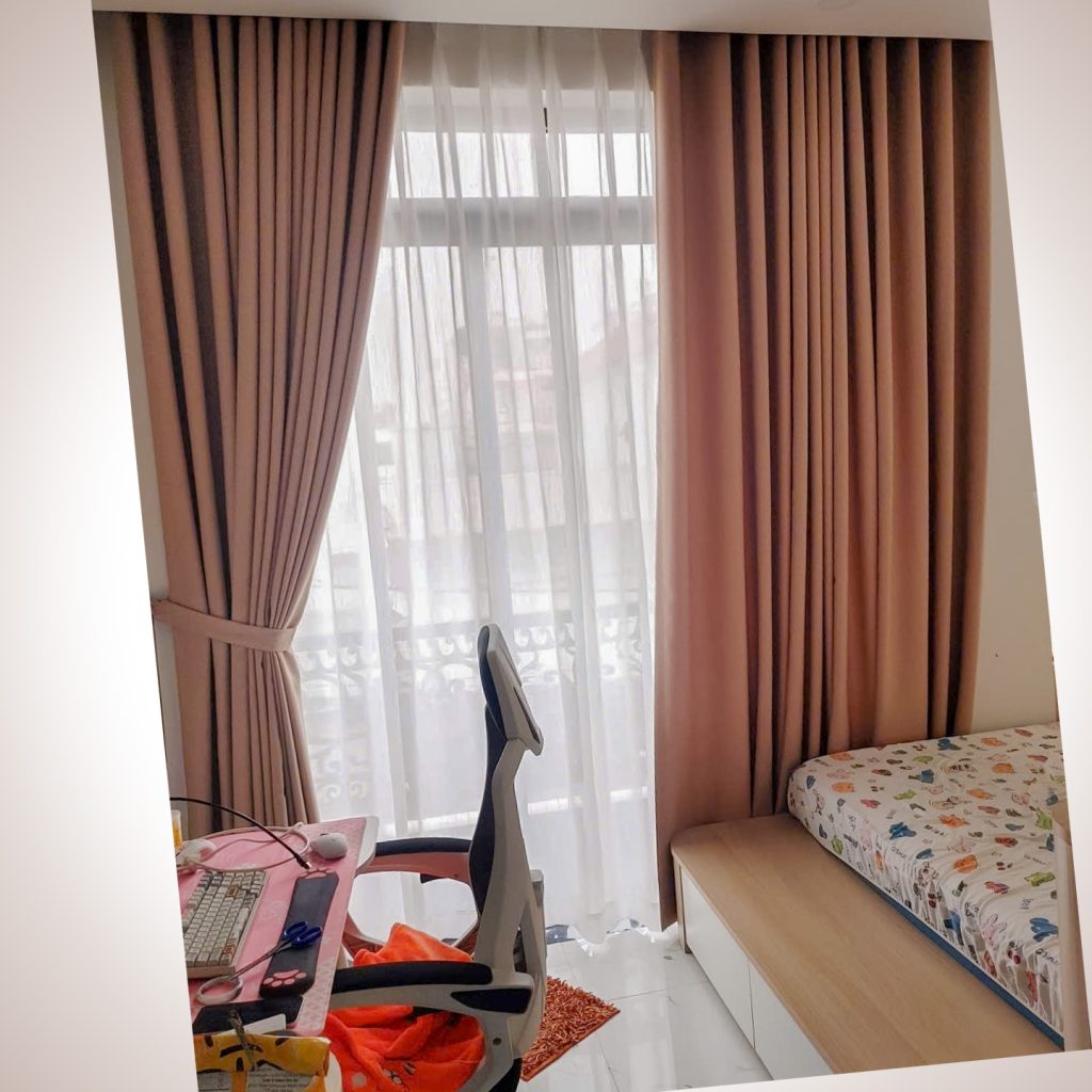 Rèm cửa 2 lớp phòng ngủ Rèm cửa 2 lớp Gò Vấp