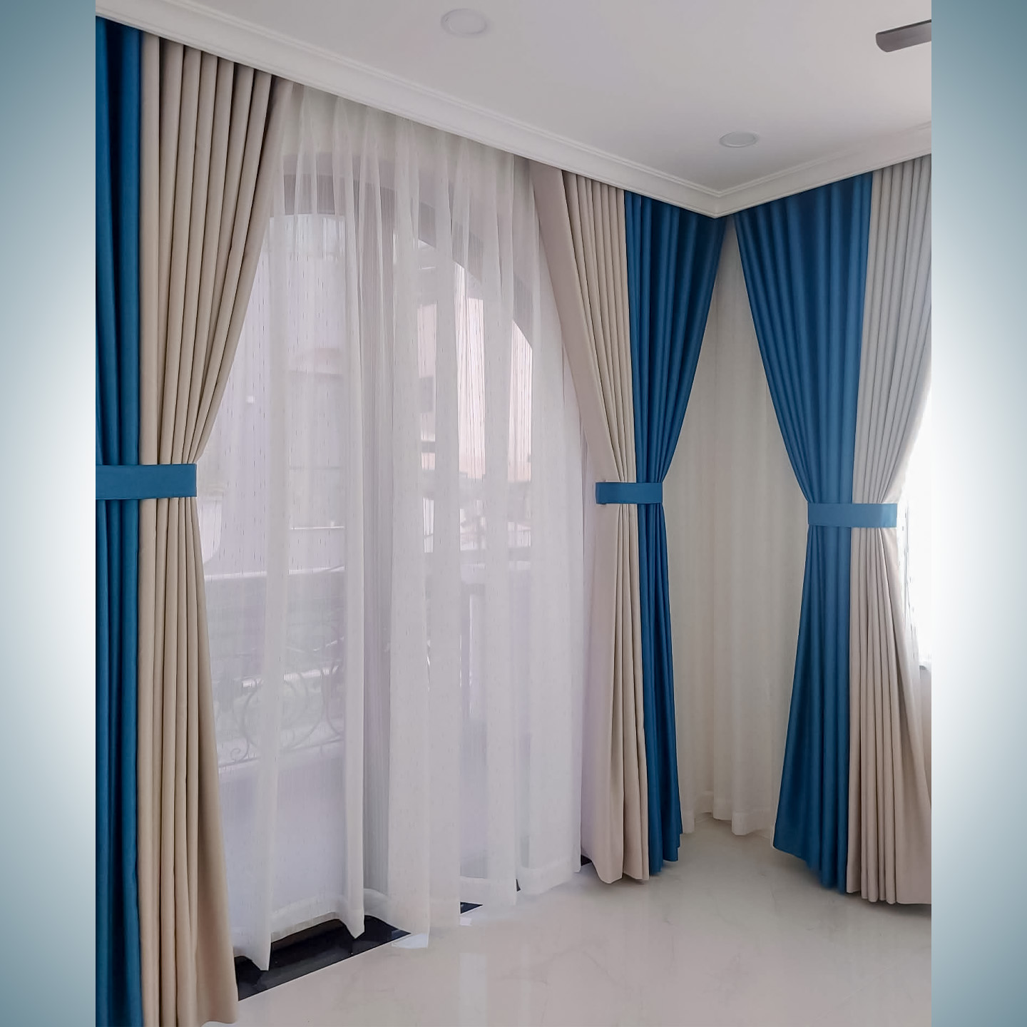 Thi Công Rèm Cửa Thông Tầng Phòng Khách Tại Lê Đức Thọ An Hội Tây | Rèm Cửa Thiên Kim 14 Thi Công Rèm Cửa Thông Tầng Phòng Khách Tại Lê Đức Thọ An Hội Tây | Rèm Cửa Thiên Kim - Ảnh 12