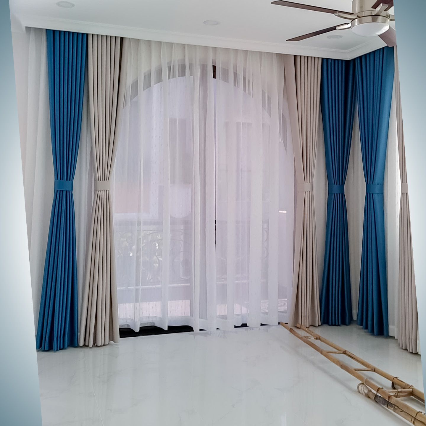 Thi Công Rèm Cửa Thông Tầng Phòng Khách Tại Lê Đức Thọ An Hội Tây | Rèm Cửa Thiên Kim 13 Thi Công Rèm Cửa Thông Tầng Phòng Khách Tại Lê Đức Thọ An Hội Tây | Rèm Cửa Thiên Kim - Ảnh 11