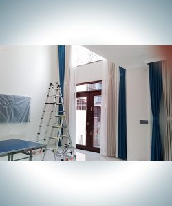Thi Công Rèm Cửa Thông Tầng Phòng Khách Tại Lê Đức Thọ An Hội Tây | Rèm Cửa Thiên Kim 22 Rem cua thong tang phong khach 6