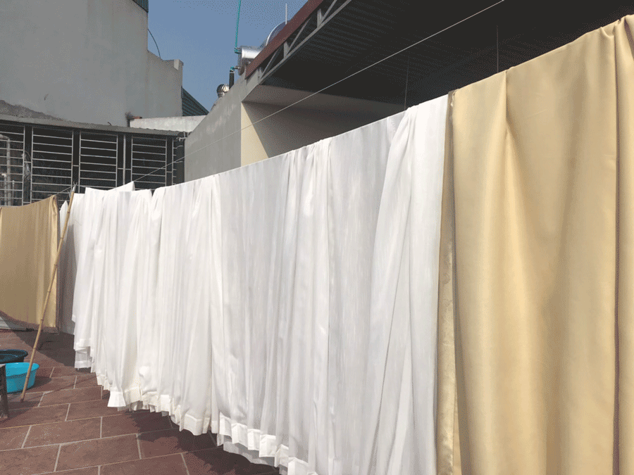 Dịch Vụ Giặt Rèm Cửa Tại Nhà Chuyên Nghiệp, Giá Rẻ - Rèm Thiên Kim 2 Giặt Rèm Cửa