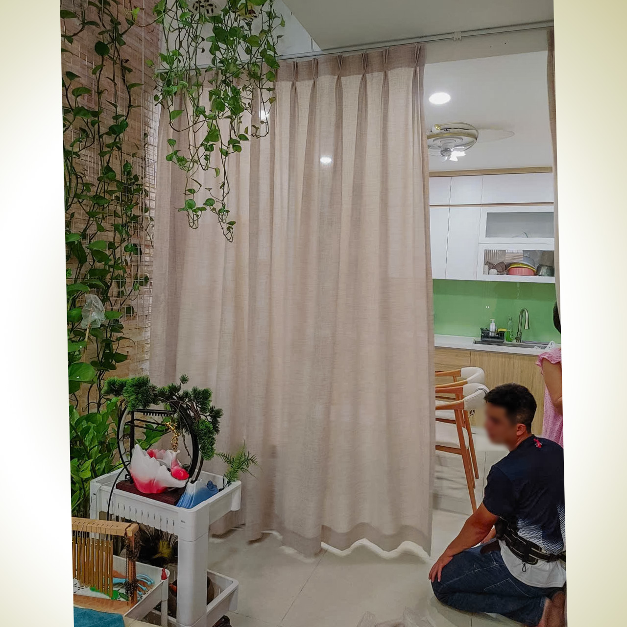 Lắp Đặt Rèm Cửa Đường Phan Văn Trị Gò Vấp – Rèm Spa Vải Voan Linen May Xếp Ly 5 Lắp Đặt Rèm Cửa Đường Phan Văn Trị Gò Vấp – Rèm Spa Vải Voan Linen May Xếp Ly - Ảnh 3