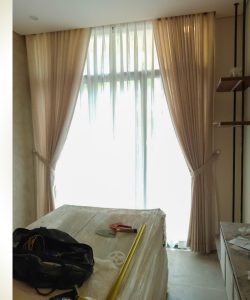 Lắp Đặt Rèm Cửa 2 Lớp Nhà Phố Đường Phan Văn Trị Gò Vấp | Rèm Thiên Kim 14 rem cua 2 lop phong khach le van tho go vap