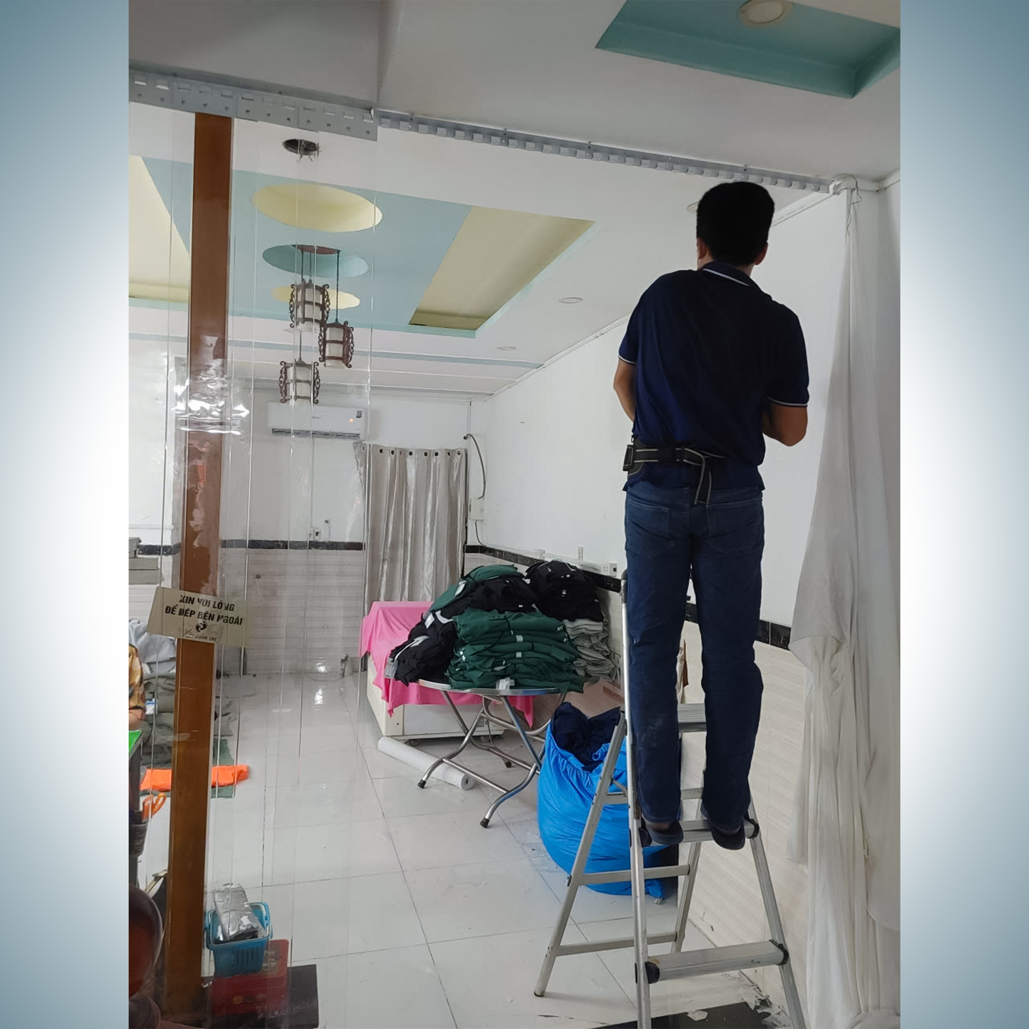 Lắp đặt rèm pvc ngăn lạnh điều hòa uy tín chất lượng HCM, Gò Vấp, Quận 12 21 rèm pvc ngăn lạnh