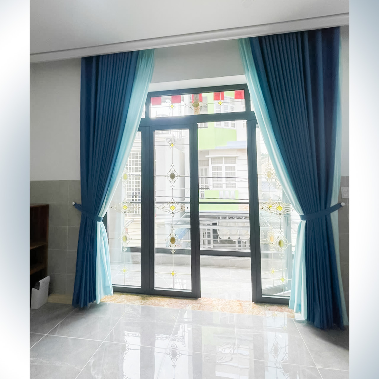 Rèm cửa 2 lớp đẹp giá rẻ chống nắng cách nhiệt hiệu quả 3 Rèm cửa 2 lớp đẹp giá rẻ chống nắng cách nhiệt hiệu quả - Ảnh 2