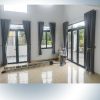 Thi Công Lắp Đặt Rèm Vải Xám Họa Tiết Đường Tô Ngọc Vân Quận 12 | Cửa hàng rèm cửa quận 12, rèm cửa gò vấp 1 rem cua phong khach rem vai xam hoa tiet 2