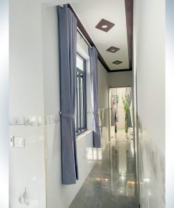 Lắp Đặt Rèm Vải Gò Vấp Nhà Phố Đường Lê Đức Thọ | Uy Tín, Giá Rẻ 12 rem cua so hang lang loi di rem vai