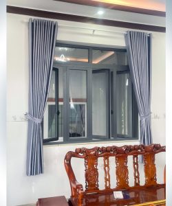 Lắp Đặt Rèm Vải Gò Vấp Nhà Phố Đường Lê Đức Thọ | Uy Tín, Giá Rẻ 11 rem cua so phong khach rem vai