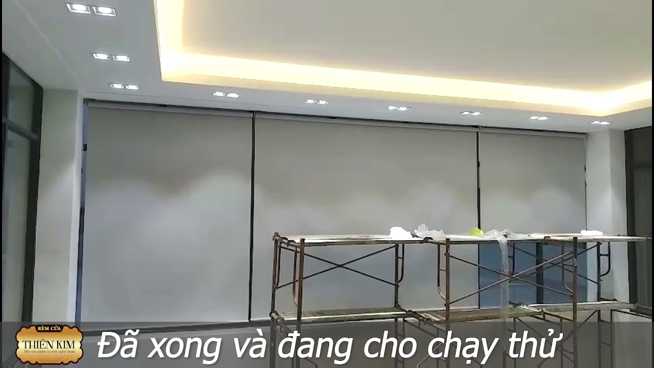 Thi công hệ thống rèm tự động thông minh Thi công hệ thống rèm tự động thông minh