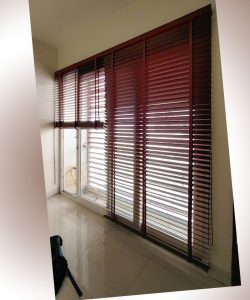 Alternative view of Lắp Đặt Rèm Sáo Gỗ Lê Văn Thọ Gò Vấp | Bản 5cm Hệ Luxury 1 Dây