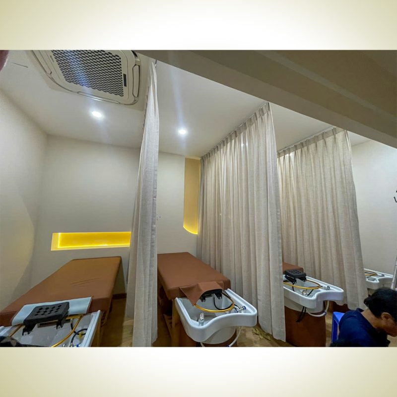Rèm Ngăn Giường Spa